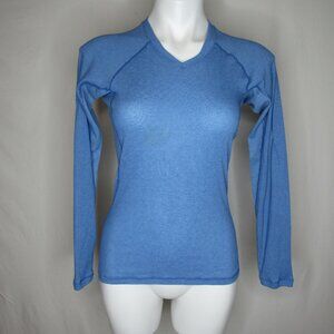 Patagonia Capilene Blue Long Sleeve Base Layer Top Women's S Small